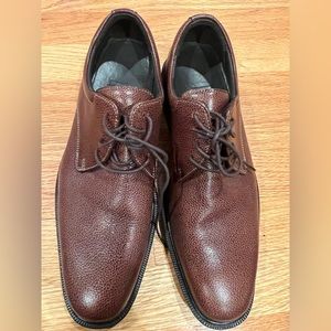 New Cole Haan Plain Toe Brown Leather Oxford Dress Shoes Mens Size 8